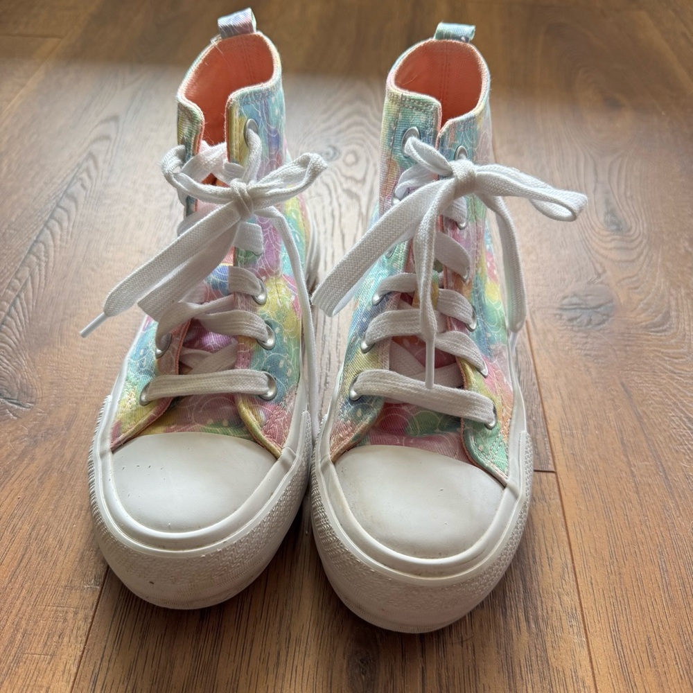 Wonder Nation Multicolor Girls High-Top Sneakers